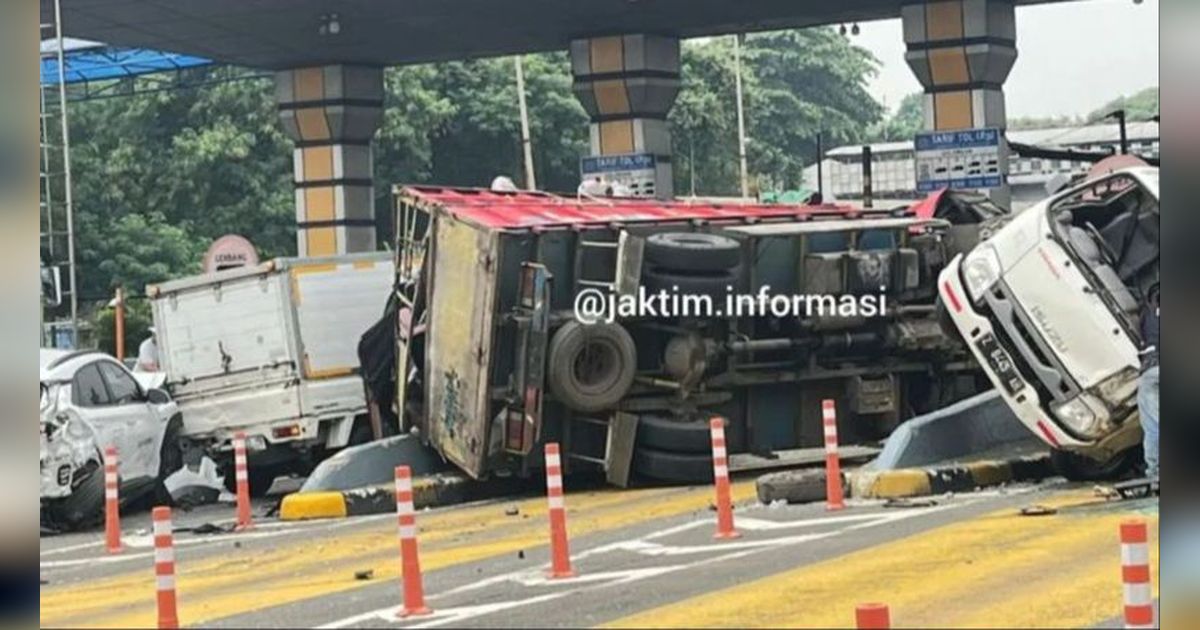 Ini Hasil Tes Urine Sopir Truk Penyebab Kecelakaan Beruntun di Gerbang Tol Halim Utama