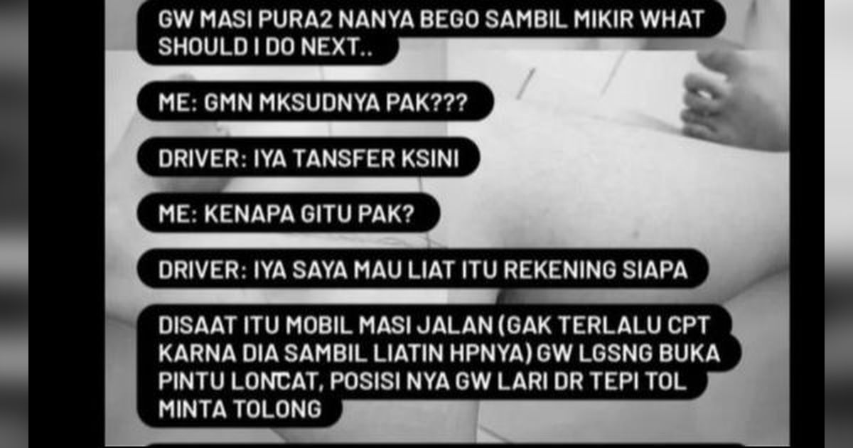 Grab Indonesia Investigasi Laporan Penumpang Wanita Hampir Diculik dan Diperas Pengemudi