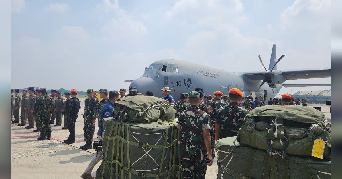 Panglima TNI Kirim Alat Airdrop Buat Terjunkan Bantuan Dari Udara ke Warga Gaza Palestina