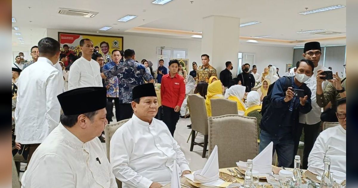 Prabowo dan Gibran Hadiri Buka Puasa Bersama Partai Golkar