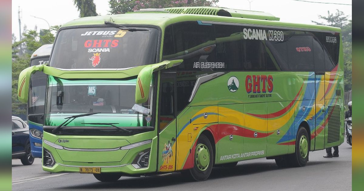 FOTO: Bus Nekat Pasang Klakson Telolet Siap-Siap Ditindak Tegas dan Didenda Rp 500 Ribu