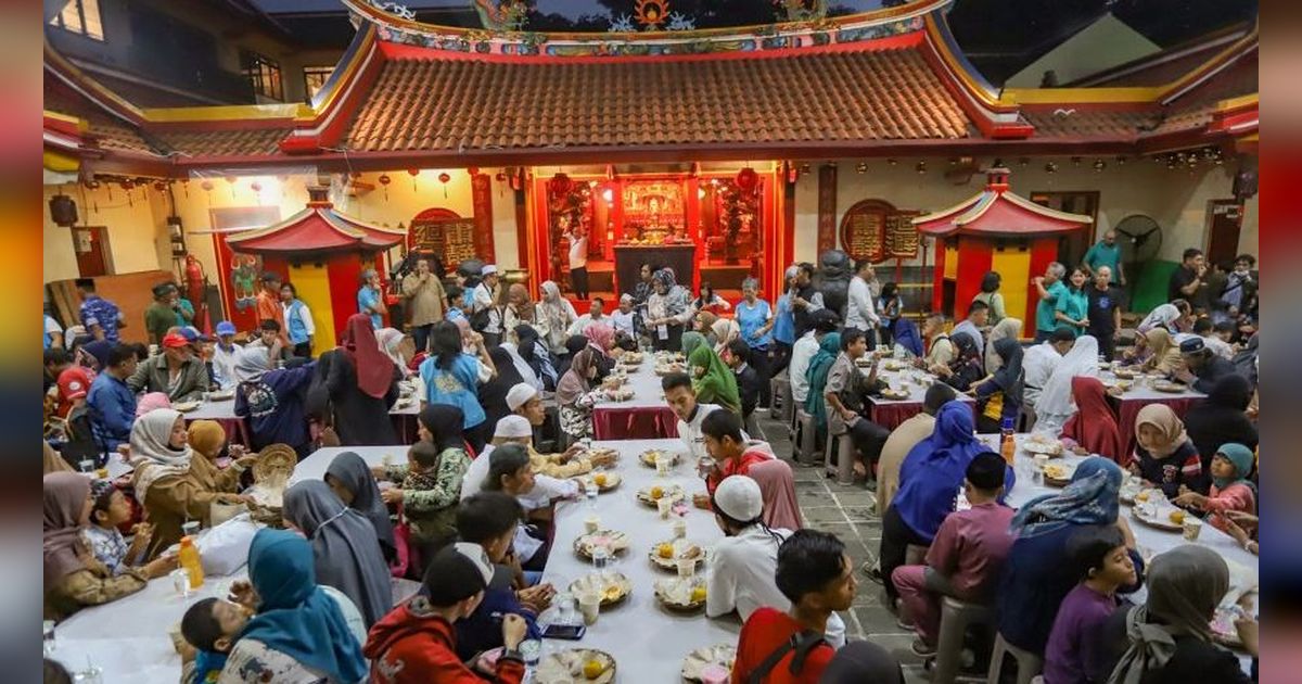 FOTO: Indahnya Toleransi Buka Puasa Bersama Penyandang Disabilitas se-Kota Bogor di Vihara Dhanagun