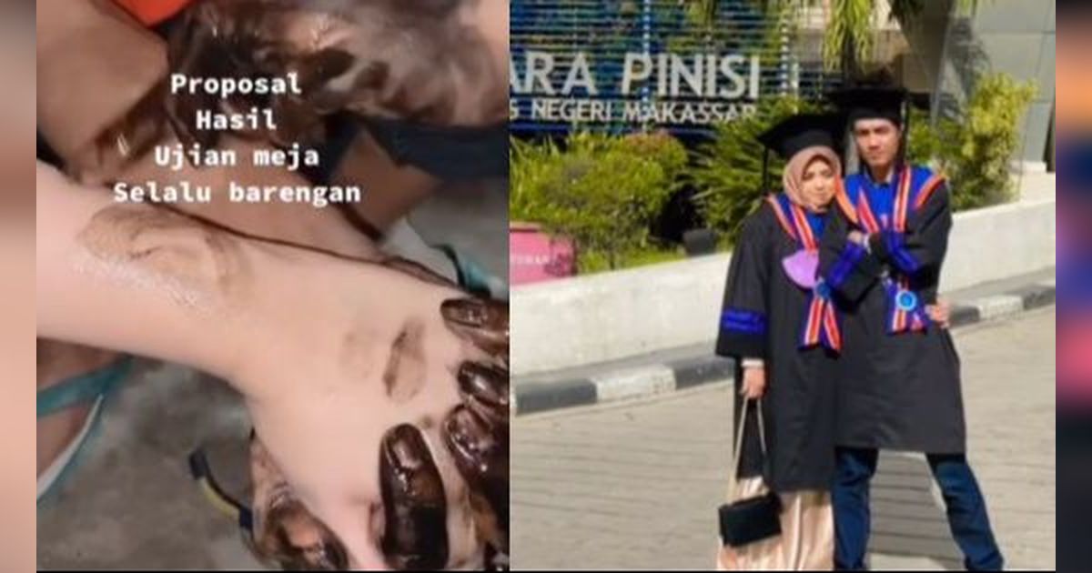 Kisah Wanita Kekasih Mekanik Bengkel, Setia Temani Hingga Lulus S2 Bareng