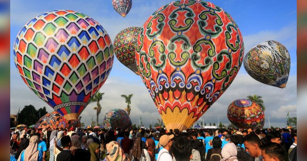 FOTO: Indahnya Warna-Warni Festival Balon Udara Wonosobo 2024 Meriahkan Suasana Idulfitri 1445 Hijriah