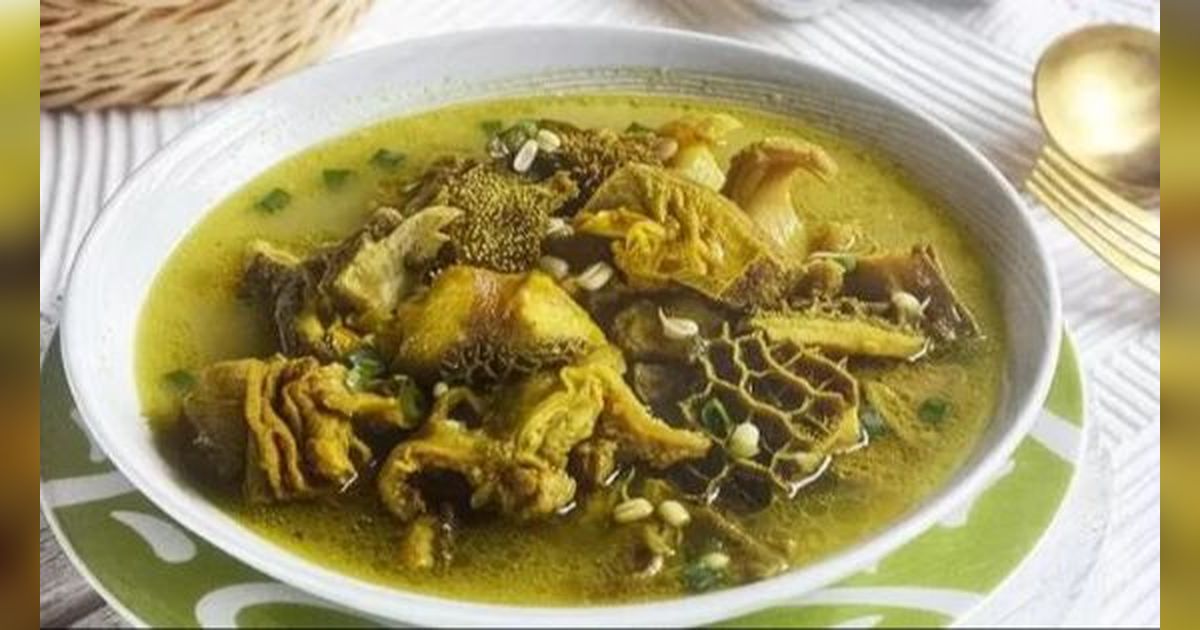 Alamak! Pria Ini Mengira Temukan Babat Sapi dalam Supnya, Saat Mau Diiris Keras Ternyata Kain Lap