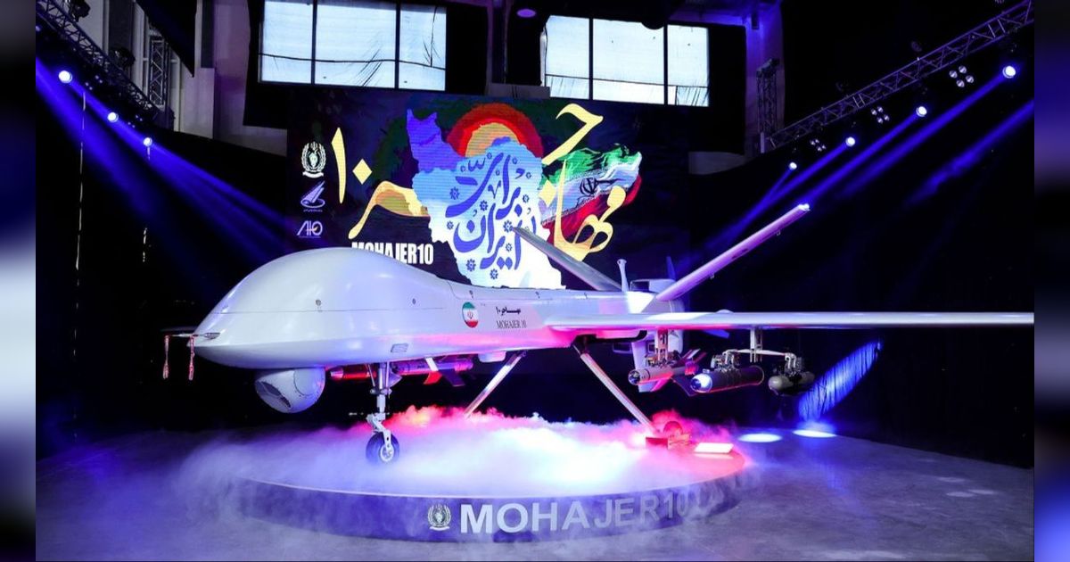 FOTO: Penampakan Deretan Drone Tempur Tercanggih Iran Bikin Musuh Ketar-ketir, Ada Mohajer-10 yang Mampu Jangkau Israel