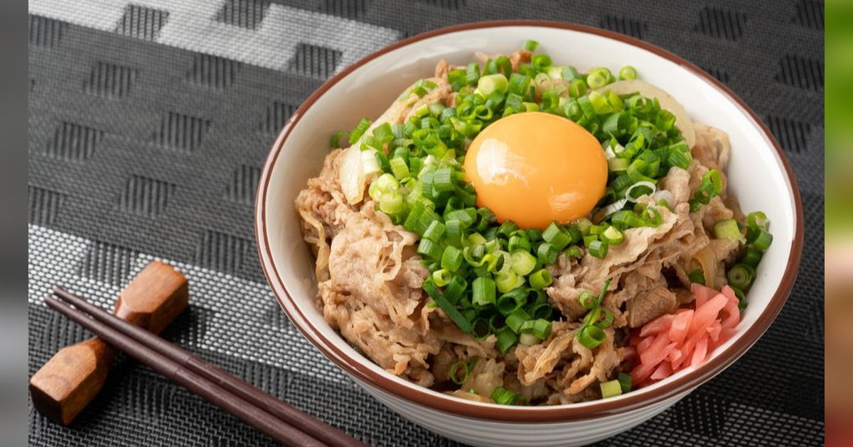Fakta Gyudon, Kuliner Jepang Berusia Lebih dari 150 Tahun