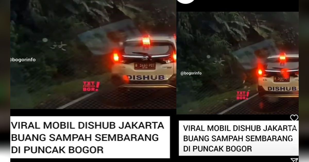 Kadishub DKI Copot Kasatpel Jatinegara Buntut Viral Mobil Dinas Buang Sampah Sembarangan di Bogor