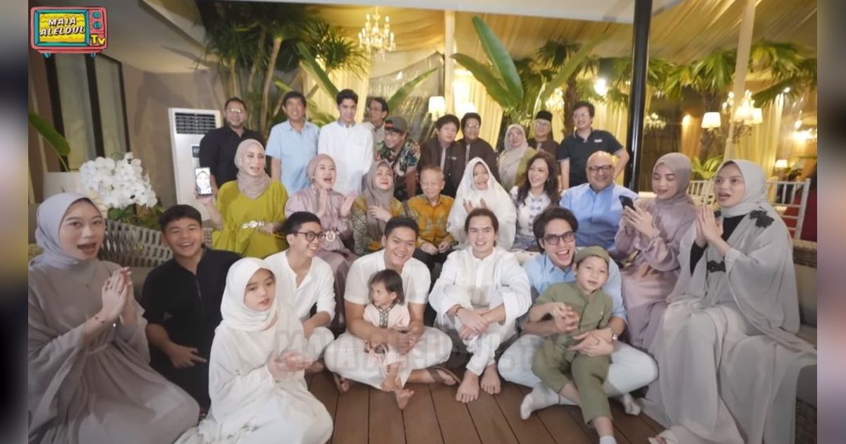 8 Potret Mewahnya Halal Bihalal di Rumah Maia Estianty, Undang Chef Mahal, Bagi-Bagi Duit THR Segepok