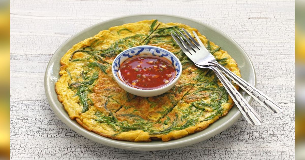 Bikin Telur Dadar 'Next Level' ala Thailand dengan Menambah Beberapa Bahan Dapur
