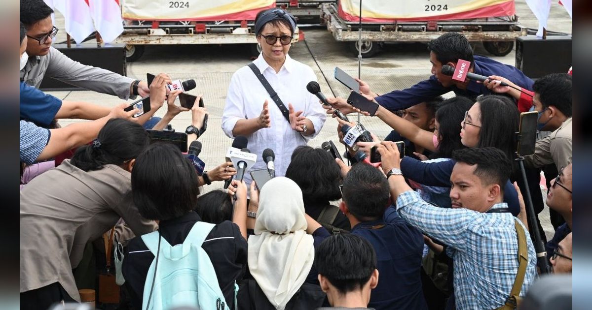 VIDEO: Tegas! Menlu Retno Respons Serangan Iran Ke Israel 