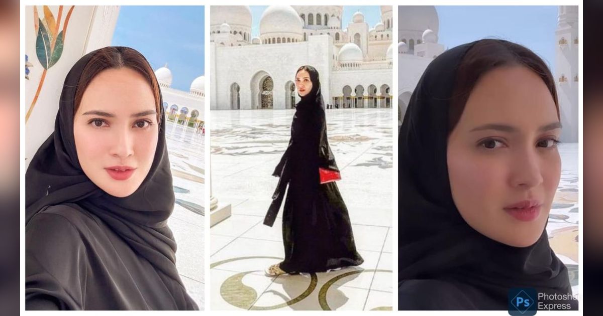 Potret Cantik Shandy Aulia Pakai Kerudung saat Liburan di Abu Dhabi, Netizen 'Mualafkah?'