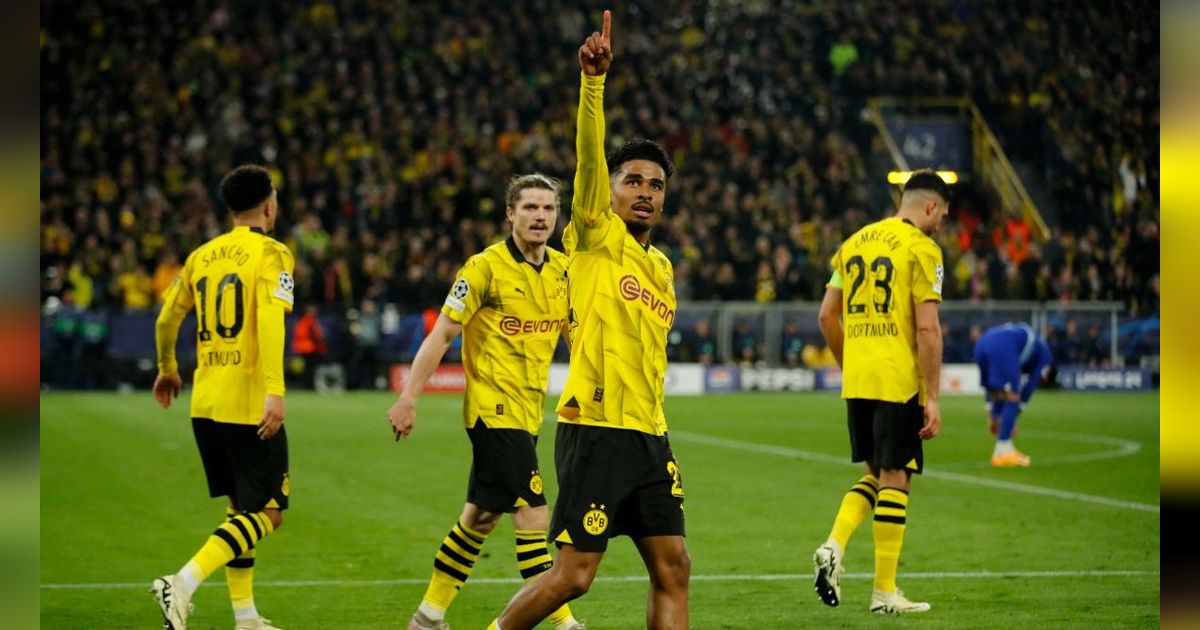 FOTO: Drama 6 Gol, Borussia Dortmund Hajar Atletico Madrid dan Lolos Semifinal Liga Champions