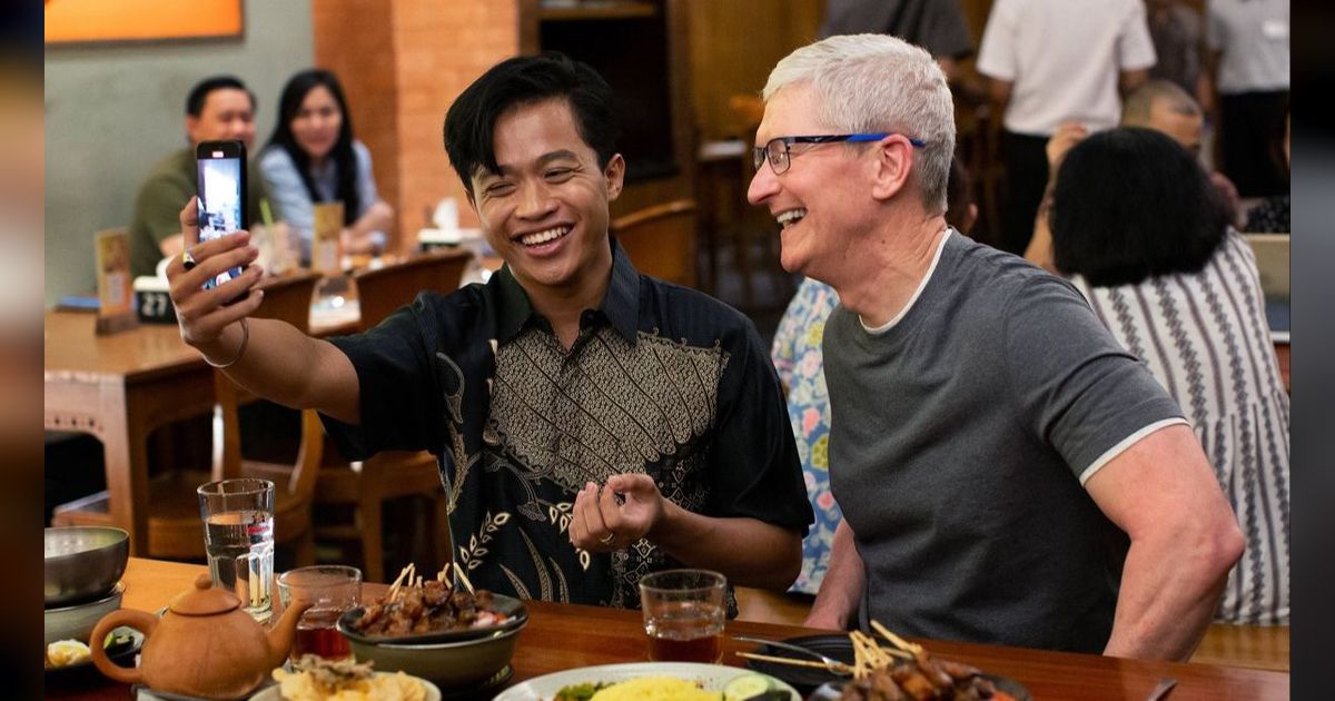 Segini Kekayaan Bos Apple Tim Cook yang Sedang Mampir ke Jakarta