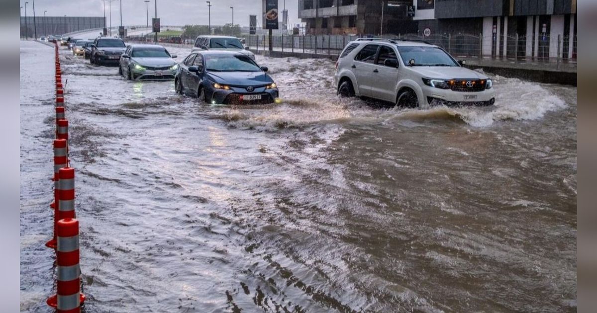 Ngeri, Ini Detik-Detik Pohon Besar Tumbang Hampir Timpa Pengendara di Tomang Jakbar