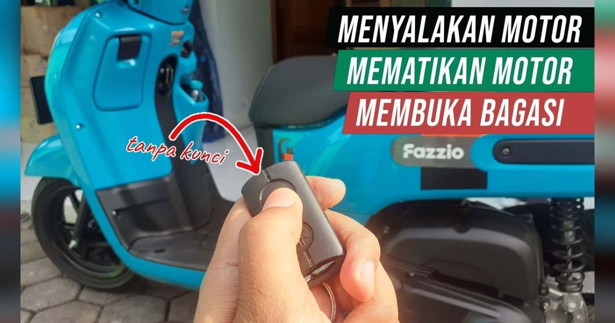 Cara Menghidupkan Motor Yamaha Fazzio Hybrid