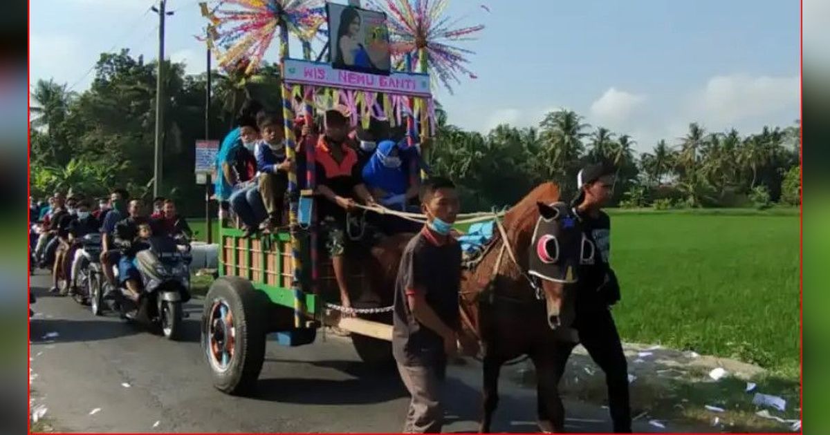 Mengenal Tradisi Gerobagan, Pawai Meriah dengan Gerobak Tiap Syawalan ala Masyarakat Desa di Kebumen