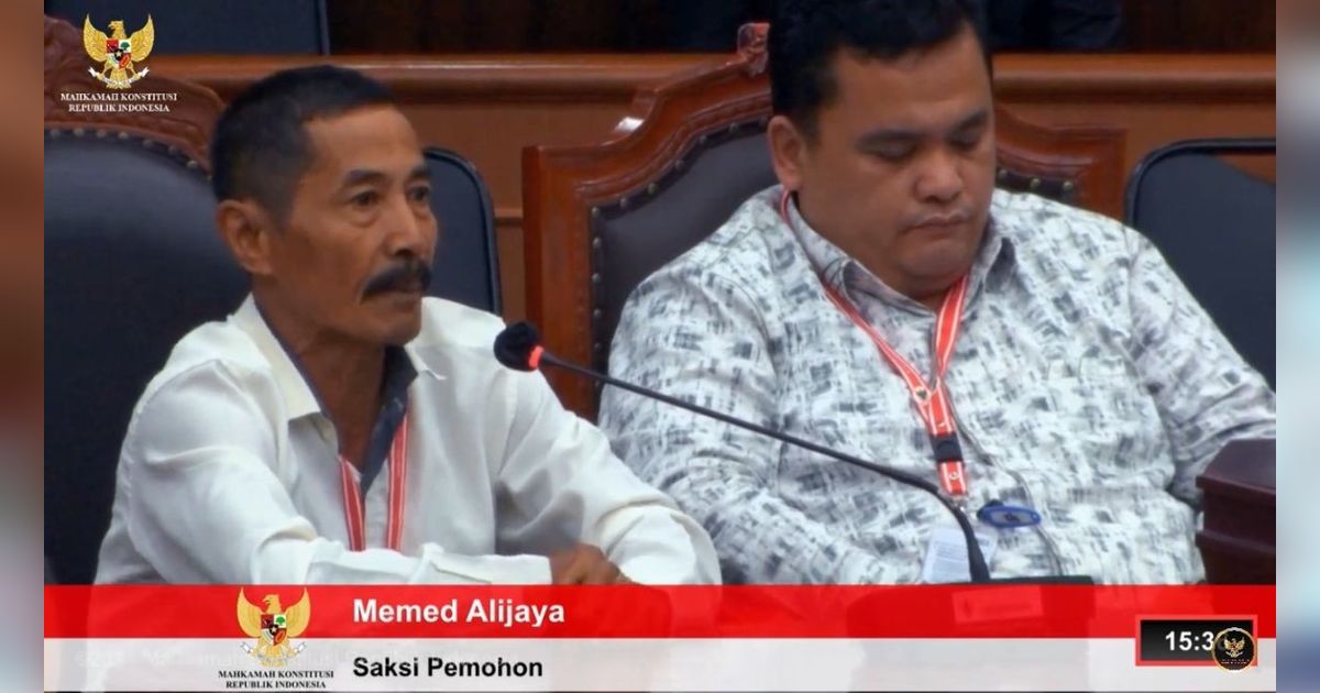 Peragakan Dugaan Kecurangan Aparat Desa Dukung 02, Saksi Kubu Ganjar Malah Bikin Hakim MK Bingung