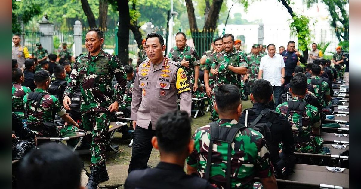 Di Depan JK, Kapolri Singgung Persatuan Usai Pemilu 2024