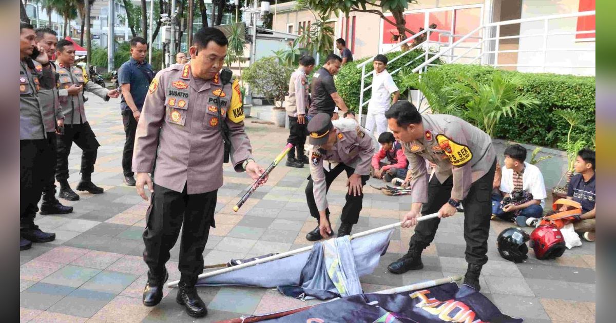 Modus Berbagi Takjil, Ratusan Pelajar Bikin Onar dan Hendak Tawuran Ditangkap di Jakpus