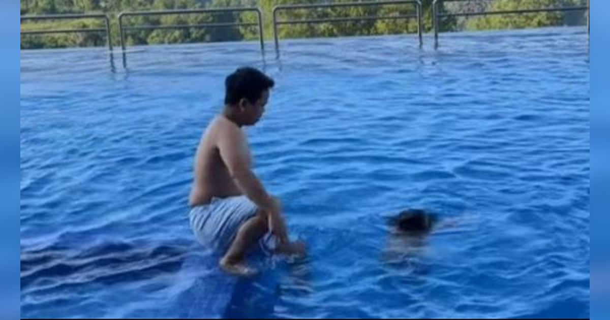 Niat Bikin Video Estetik di Kolam Renang, Aksi Heroik Pria Selamatkan Bocah Tenggelam Ini Banjir Pujian