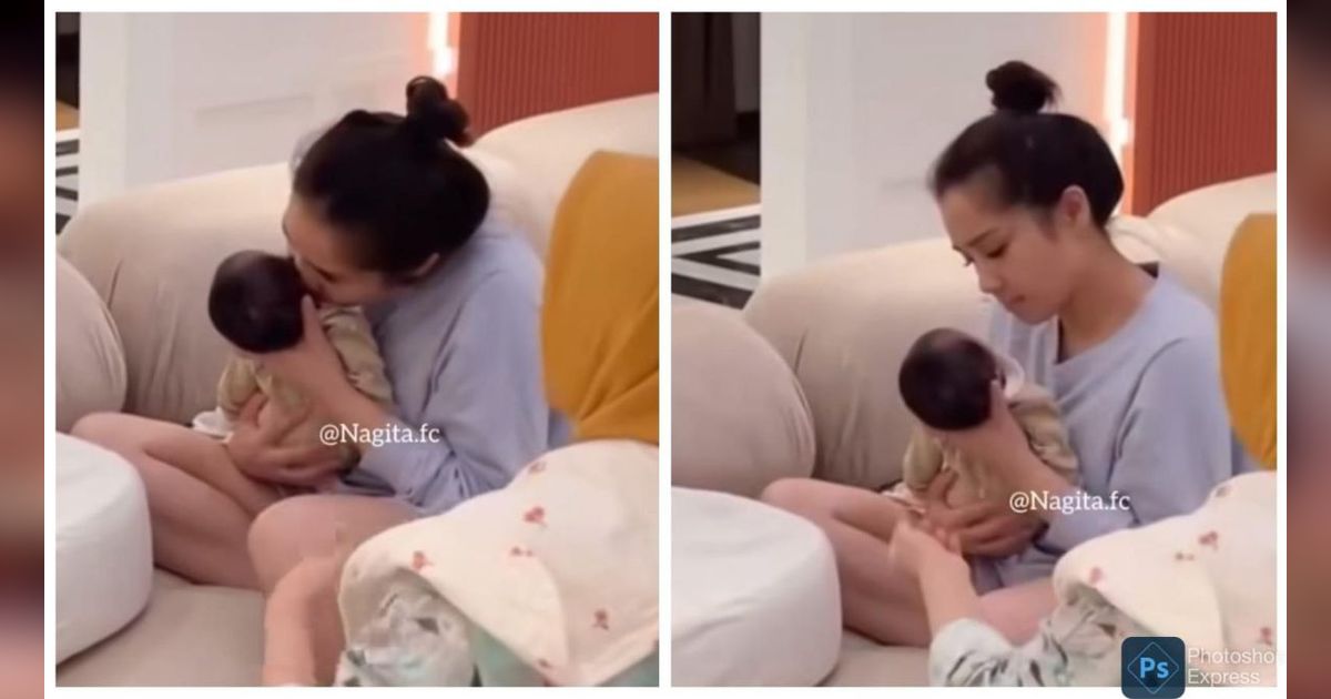 Potret Nagita Slavina Gendong dan Cium Baby Lily Buat Tersentuh, Netizen 'Memang Boleh Setulus Itu'