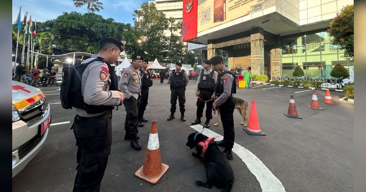 Polri Kerahkan Anjing Pelacak Amankan Sidang Putusan Gugatan Hasil Pilpres 2024 di MK