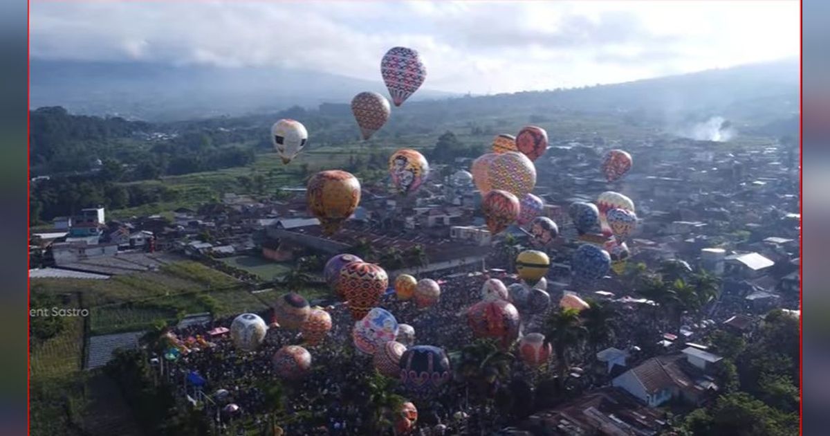 Sejarah Festival Balon Udara Wonosobo, Pesta Rakyat Murah Meriah Dihadiri Ribuan Warga