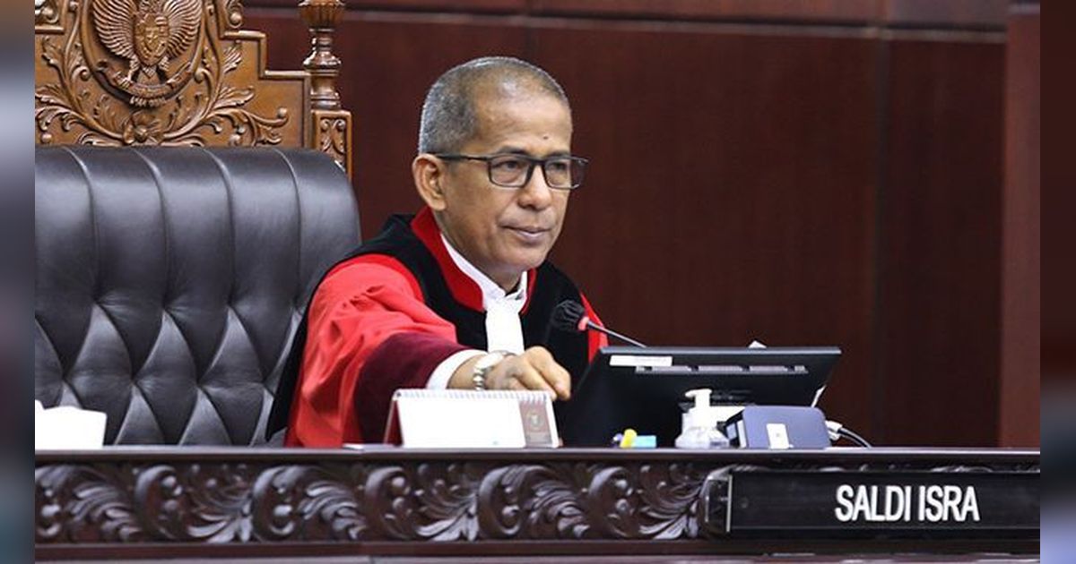 Hakim Saldi Isra: MK Bukan Keranjang Sampah Selesaikan Semua Masalah Pemilu
