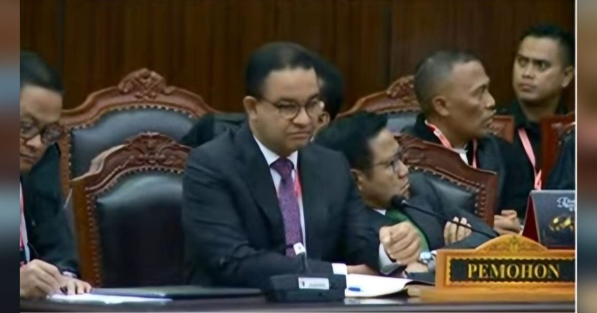 Tidak Ada Senyum, Ini Ekspresi Anies-Cak Imin saat MK Tolak Seluruh Gugatan Sengketa Pilpres 2024