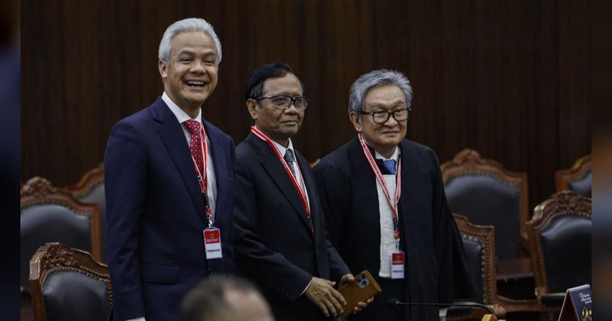 MK Tolak Gugatan Pilpres 2024 dari Ganjar-Mahfud