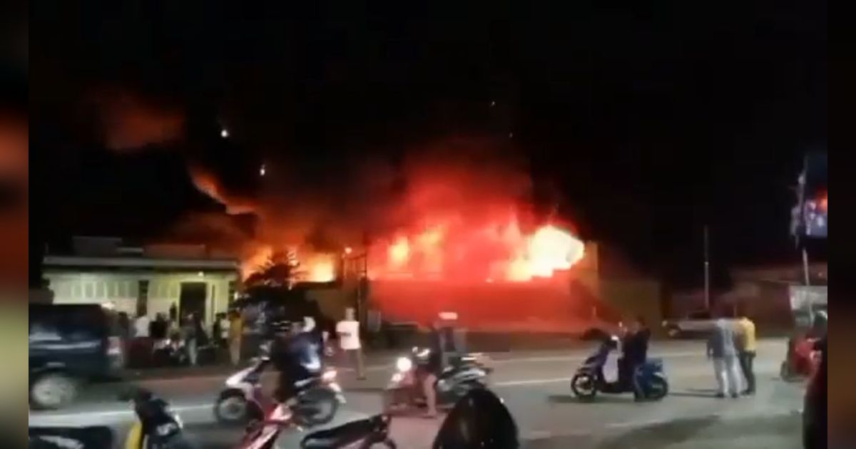 Bengkel Terbakar dan Meledak di Luwu Utara Sulsel, Pemilik Tewas