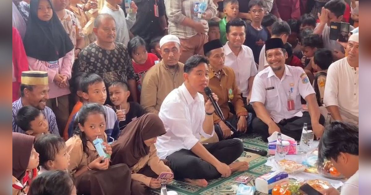 Gibran Minta Warga Dukung Program Makan Gratis: Biar Programnya Benar-Benar Berjalan Lancar