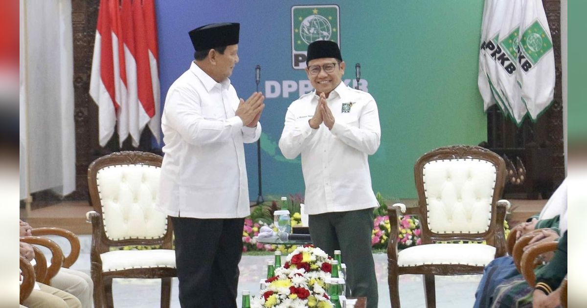 Prabowo: Saya Tidak Tahu Ilmunya Gus Imin, Walau Persaingan Ketat Tapi Kita Tetap Senyum