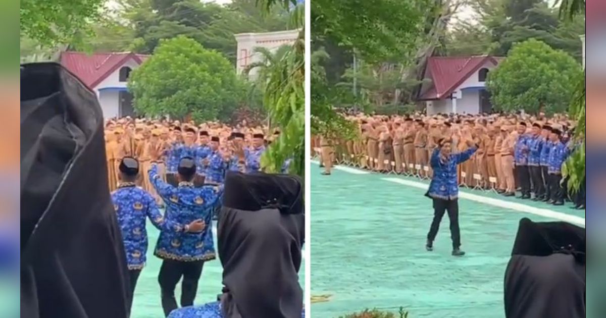 Puluhan Tahun Mengabdi, Momen Pelantikan Pria Paruh Baya Jadi PPPK Ini Bikin Haru Warganet