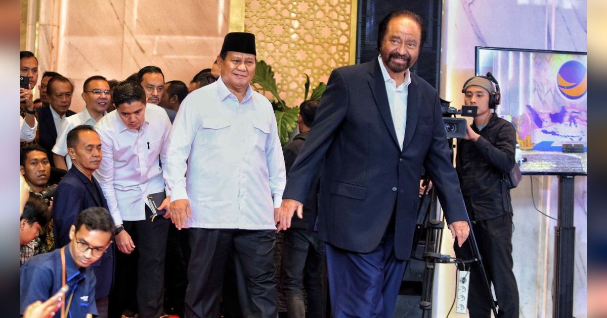 Surya Paloh dan Elite NasDem Sambangi Kediaman Prabowo Sore ini