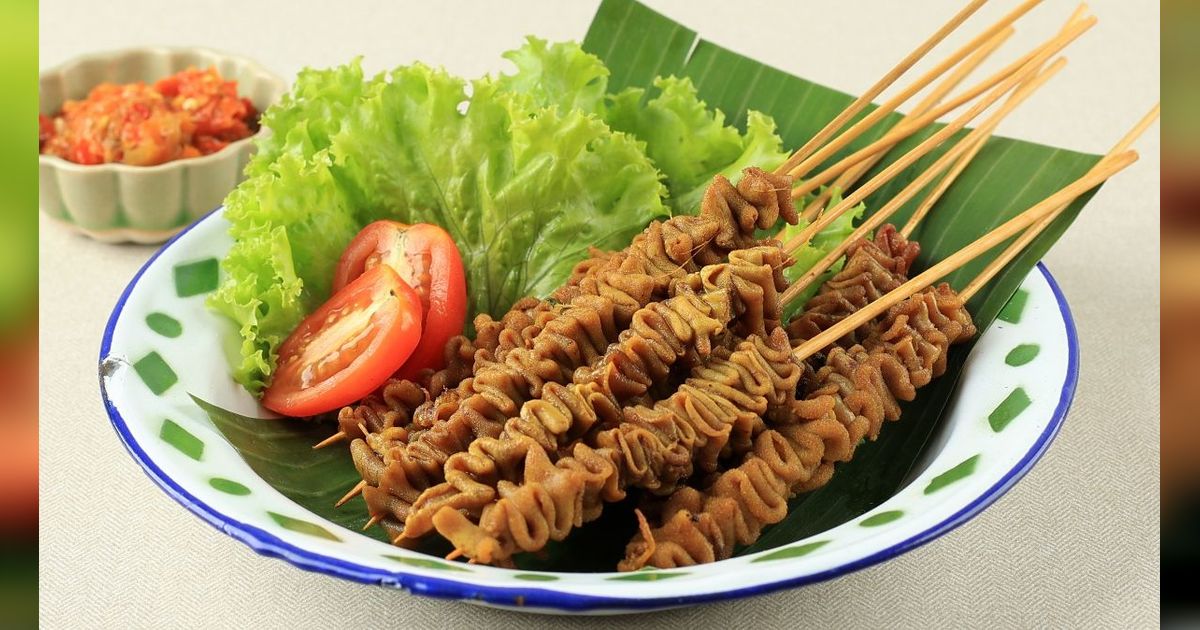 Cara Bikin Sate Usus Bumbu Angkringan,  Rasanya Perpaduan Pedas dan Gurih