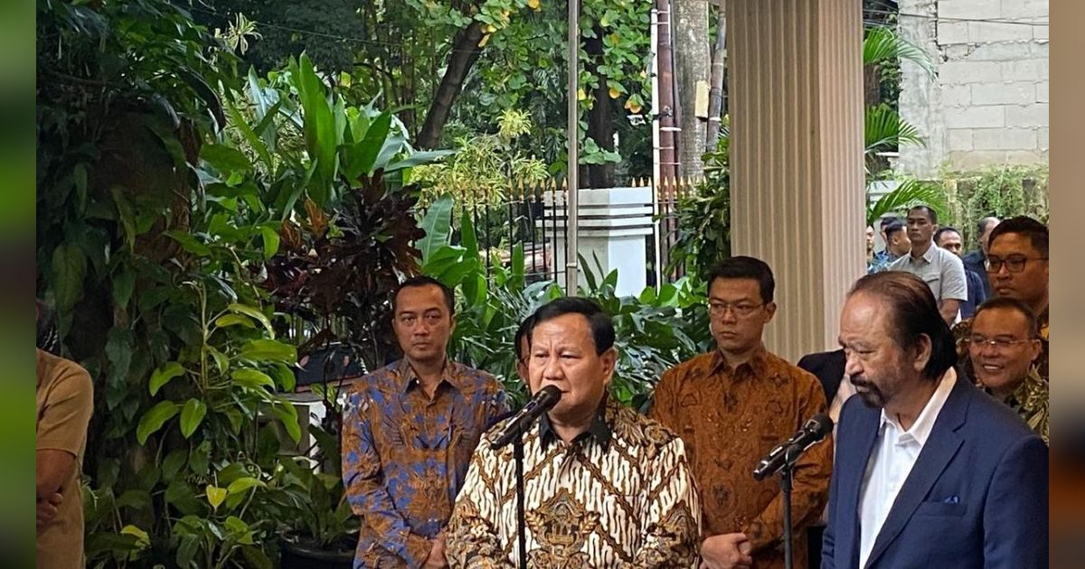 Dukung Prabowo-Gibran, Surya Paloh Jujur Tak Mau Oposisi: Kami Ingin Bangsa Ini Maju