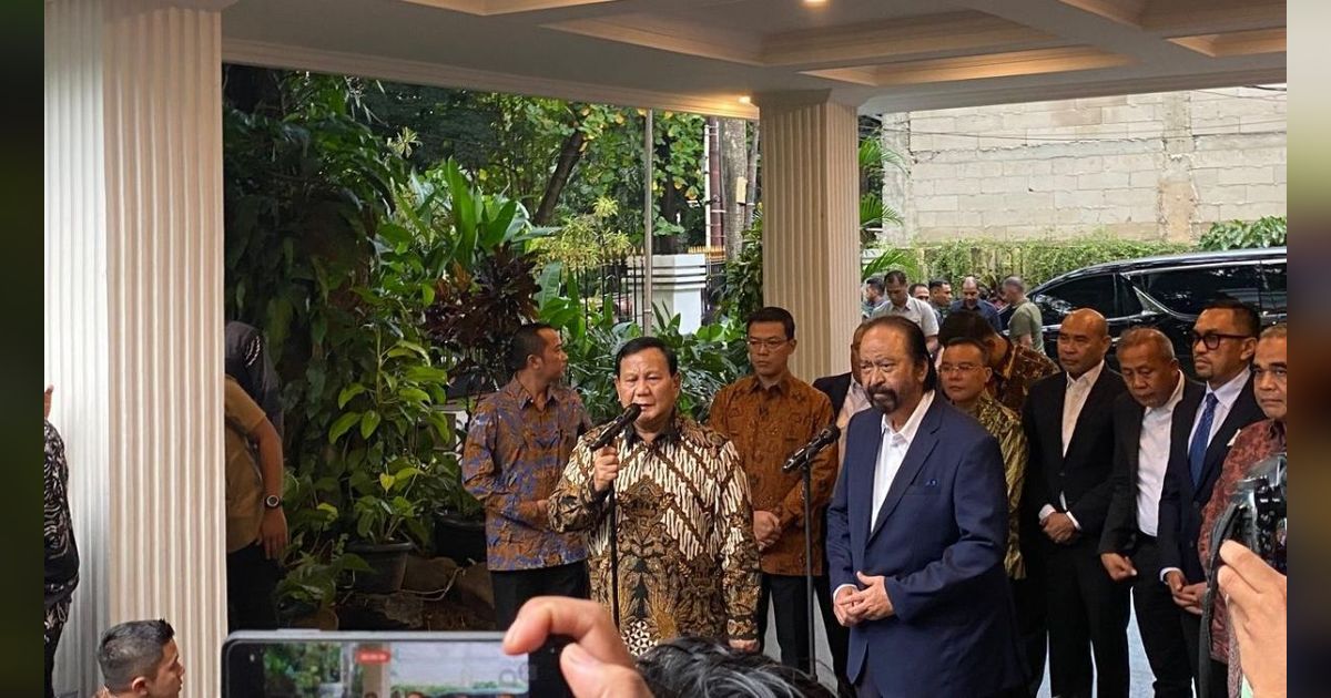 Surya Paloh Nyatakan Dukungan, NasDem Resmi Masuk Koalisi Pemerintahan Prabowo-Gibran?