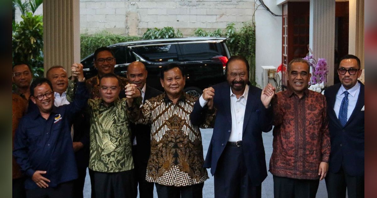 Gerindra Ungkap Isi Pertemuan Prabowo dan Surya Paloh