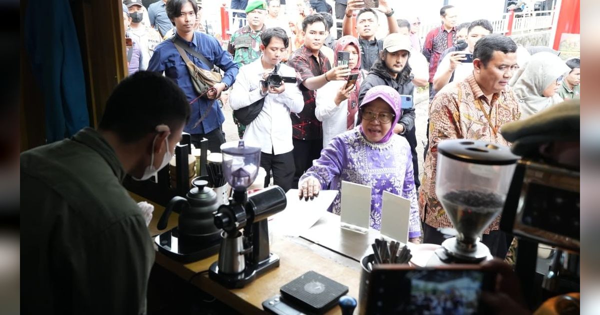 Mensos Risma Resmikan Gerai PENA Lembang, Lapak buat KPM Perkenalkan Hasil Kreasi & Produk Berkualitas