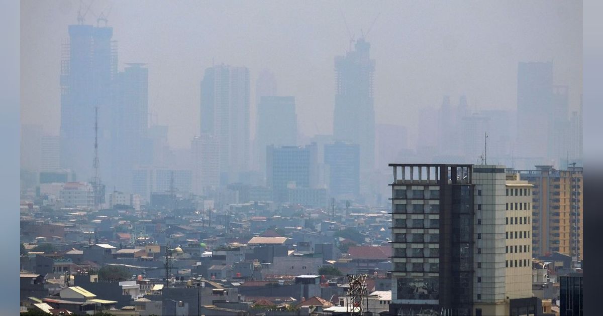 Kualitas Udara di Jakarta Urutan ke-10 Terburuk di Dunia Pagi Ini