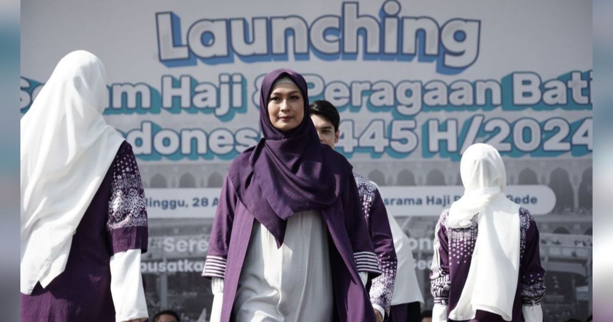 Setelah 12 Tahun, Kemenag Luncurkan Batik Baru Jemaah Haji Indonesia, Bernuansa Ungu dan Sarat Filosofi