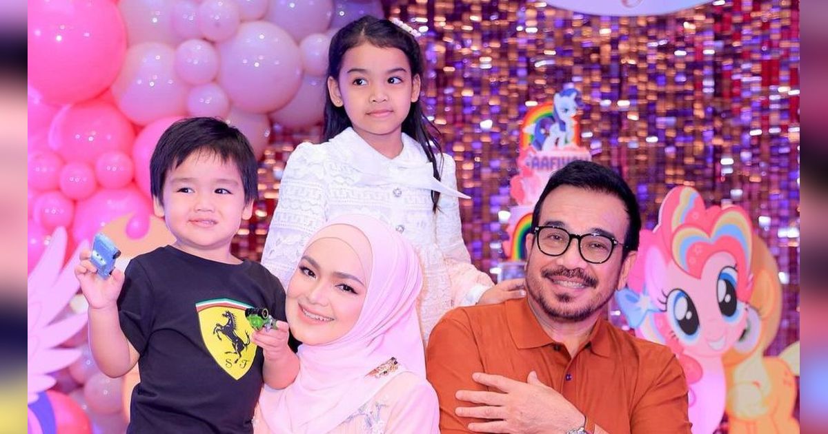 Potret Ulang Tahun Mewah Putra-putri Siti Nurhaliza dan Datuk Khalid