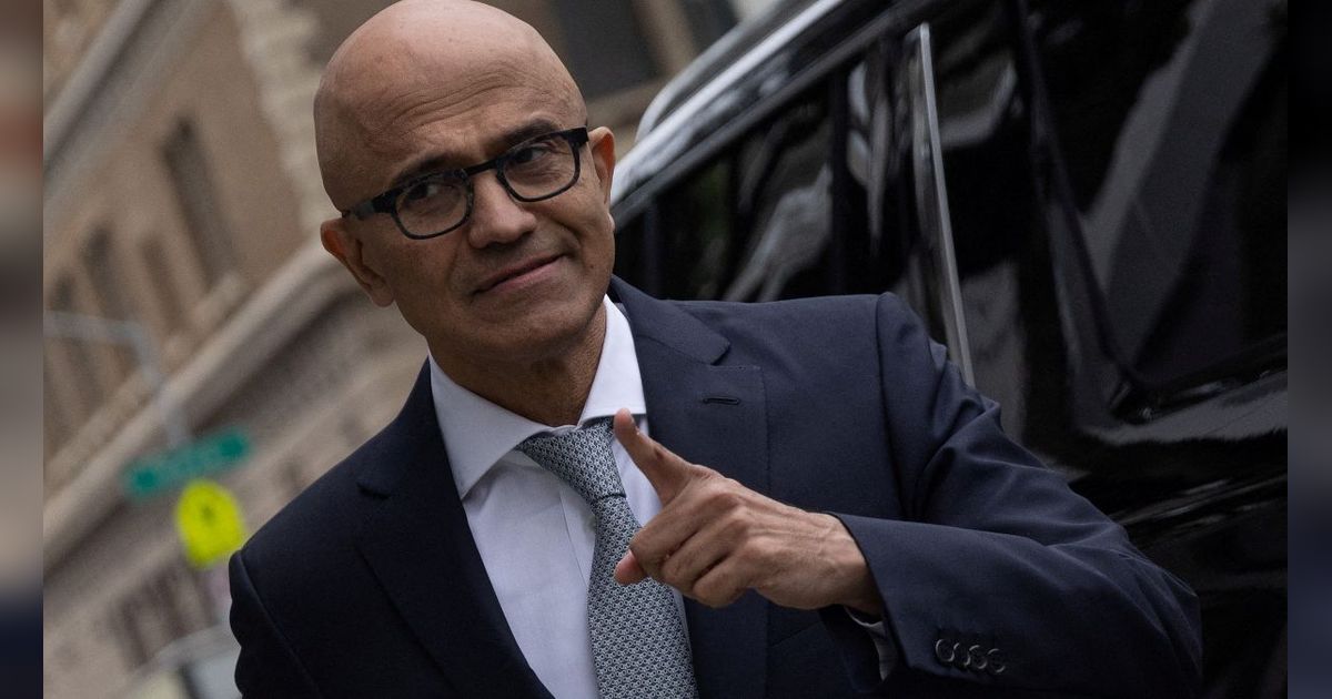 Datang ke Indonesia, Bos Microsoft Satya Nadella Bawa Investasi Rp 14 Triliun