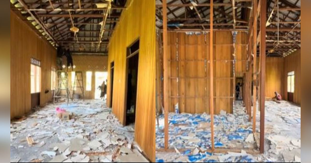 Viral Pergoki Suami Selingkuh, Wanita Ini Rela Bongkar Rumahnya yang Berdiri di Atas Tanah Mertua
