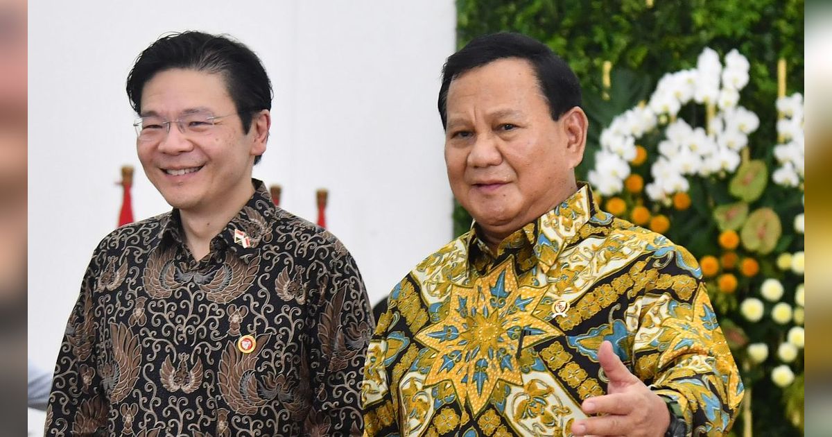 Potret Keakraban Prabowo dengan Lawrence Wong, Pemimpin Baru Indonesia dan Singapura