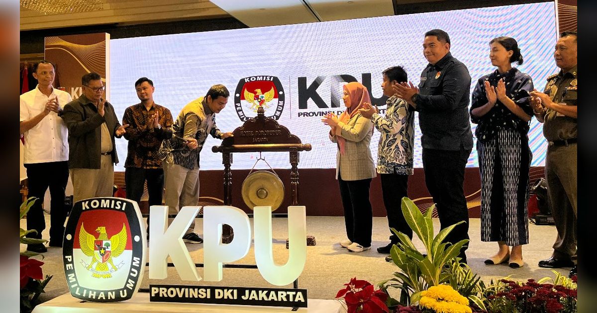 KPU Mulai Tahapan Pilgub DKI Jakarta 2024, Simak Jadwal Kampanye hingga Pemungutan Suara Berikut Ini