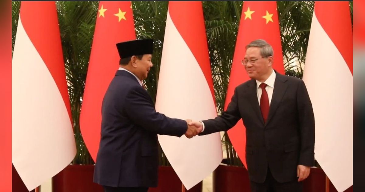 Usai Temui Presiden Xi Jinping, Menhan Prabowo Temui PM China Li Qiang