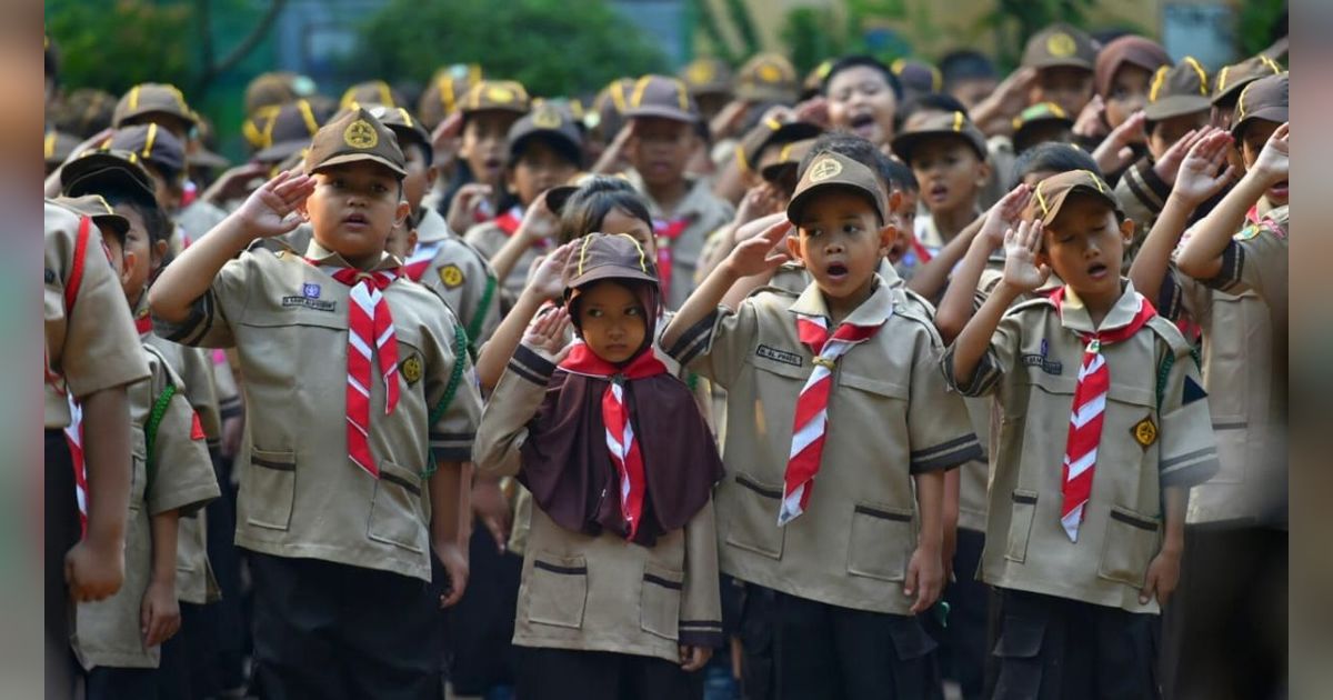Nadiem Makarim: Pramuka Wajib Diselenggarakan Sekolah, Tapi Murid Tak Wajib Ikut